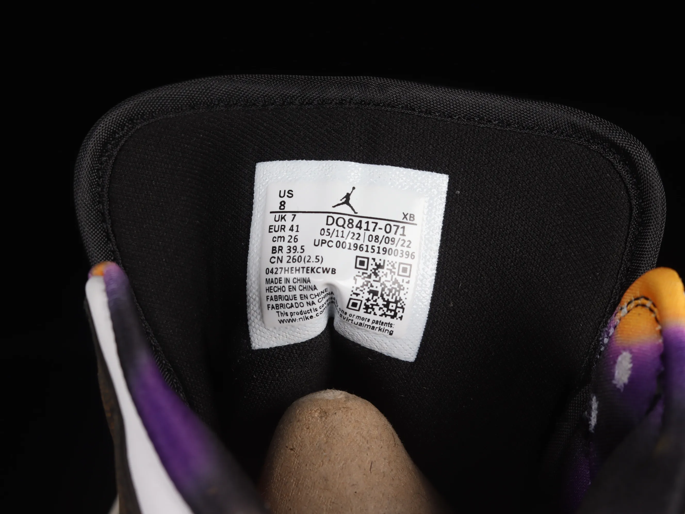 All categories Air Jordan Jordan series basketball shoes Air Jordan 1 Mid Air Jordan 1 Mid "Wear Away" AJ1 Joe 1 starry sky tie-dye China basketball shoes DQ8417-071